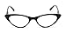 Readers.com | The Brit +2.00 Black Cat Eye Stylish Women's Full Frame