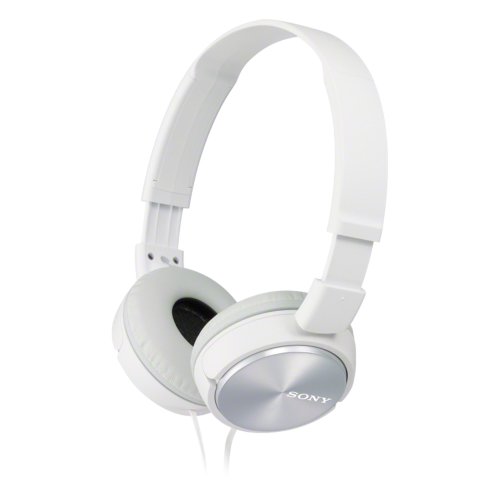 Sony MDR-ZX310W Lifestyle Kopfhoerer, Ohne Mikrofon, Weiss