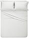 Amazon Brand – Pinzon 400-Thread-Count Hemstitch Egyptian Cotton Sheet Set - King, Eggshell