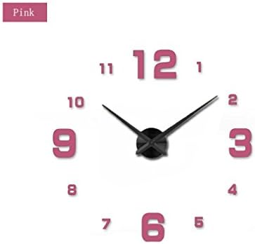liveleafa Wall Clock Big Mirror Wall Clock Modern Design Large Size Wall Clocks DIY Wall Sticker Unique Gift 12S005P