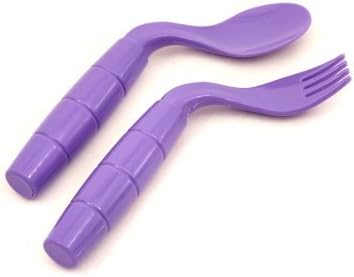 Ability Superstore Easy Eaters Right Handed Curved Cutlery ( Assorted colors ), Without Shield - Image 4