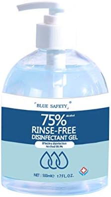 17 Oz Family Pack Hand Sanitizer Bulk Soap, Large Size Hand Sanitizer Gel for Hand Cleaning, Wash-Free Disinfecting Cleaner, Pump Bottle, Fragrance Free