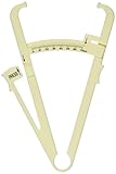 Body Fat Tester Kit: Includes Caliper, Instructions and Measuring Chart