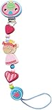 HABA Heart Princess and the Frog Wooden Pacifier Chain (Made in Germany)