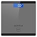 Hippih Digital Body Weight Bathroom Scale with Step-On Technology 400 Pounds, Tempered Glass, Digital Weight Scale Backlit LCD Display D-014SE