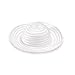 Darice Straw Hat White 6 inches (12-Pack) 28826-2