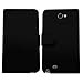 Black Flip Wallet Leather Case Cover Stand for SamsungGalaxy Note 2 II N7100