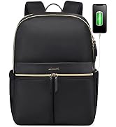 Laptop Backpack, LOVEVOOK Stylish Book Bag Purse for Women with USB Charging Port,Travel Notebook...