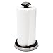 simplehuman Quick Load Standing Paper Towel Holder, Stainless Steel, Black