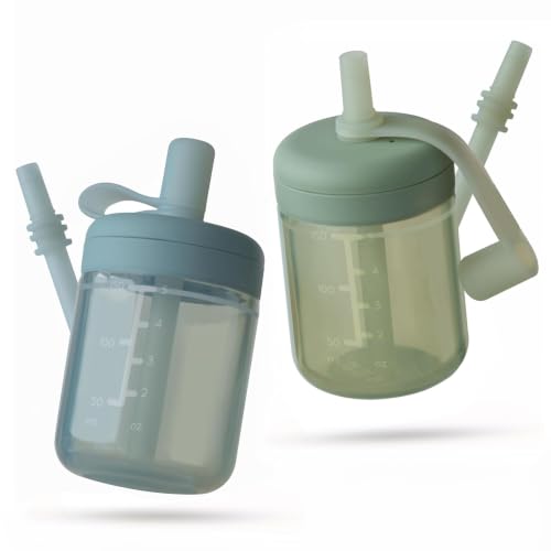 Moonkie Baby Straw cup | Silicone Toddler Sippy Cup Training Cup with...