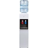 Avalon Top Loading Water Cooler Dispenser - Hot & Cold Water, Child Safety Lock, Innovative Slim Design, Holds 3 or 5 Gallon Bottles - UL/Energy Star Approved
