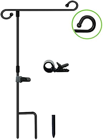 Garden Flag Stand Holder Pole 0.24 Inch Diameter