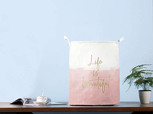 Aouker Merdes 19.7'' Waterproof Foldable Laundry Hamper, Dirty Clothes Laundry Basket, Linen Bin Sto - //medicalbooks.filipinodoctors.org