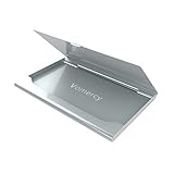 Card Case, Vomercy Rolodex Steel Business Card Holder Silver Compact Credit ID Card Holders