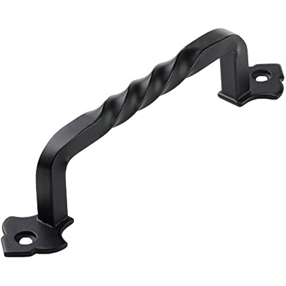TP128BLK 6" Rustic Matte Black Pulls Twist Kitchen Handles Hole 5 606462910064 eBay