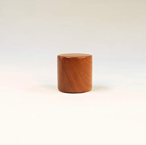 Lamp Finial, Cherry Wood, Drum Pattern 4