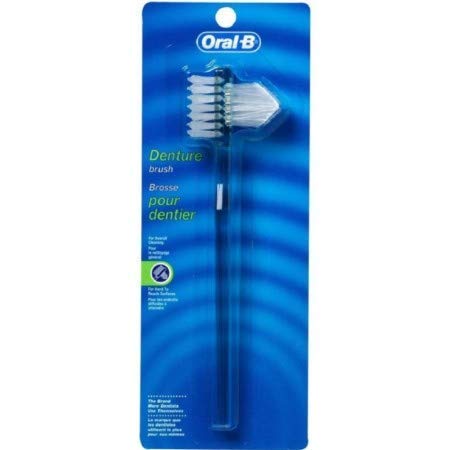 Oral-B Denture Brush Dual Head - each, Pack of 4