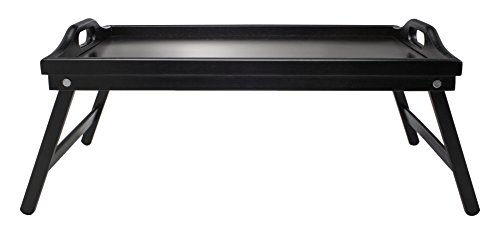 Natural Living 3020342BK Folding Breakfast Tray, Black