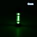 Key Chain Tube Lamp Self Luminous 25 Years Fluorescent Vial Key Ring Hurricane Emergency Survival Lights for Outdoor (Green)