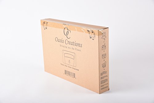 Toilet Seat Cover Dispenser by Oasis Creations – Wall Mount – Heavy Duty Commercial or Residential – Gold - Thumbnail 4