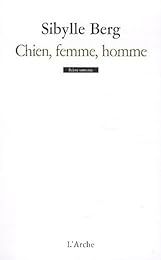 Chien, femme, homme