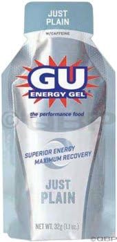GU Original Sports Nutrition Energy Gel, Just Plain, 1.1 Ounce, 24-Count by GU Energy Labs