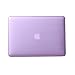 HDE MacBook Air 13 Glossy Case Hard Shell See Through Plastic Snap On Case Fits Models A1369 / A1466 (Purple)