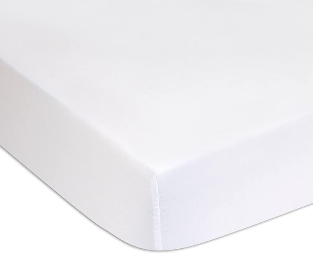 Set of 2 Polyurethane Cotton Terry Towelling Mattress Protectors for Baby Cot 50 x 100 cm