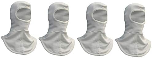 National Safety Apparel H61MH Modacrylic Nomex Balaclava, One Size, White (Fоur Paсk)