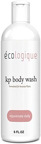 Ecologique KP Body Wash 6oz - Salicylic and Glycolic Acid Formula To Help Clear Red Bumps