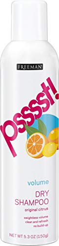 Psssst Volume and Fullness Dry Shampoo, New Formula for Normal/Oily Hair, 5.3-Ounces (1 Pack)