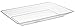 Kaya Collection - Clear Plastic Serving Tray Heavyweight Rectangular Platter 9