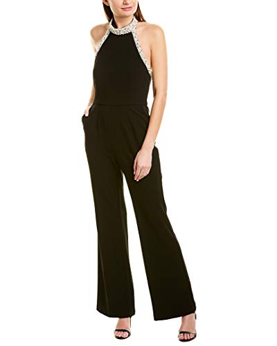 adrianna papell knit crepe jumpsuit