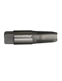 drill america dwtpt1 4   1 1 Set 6 Piezas Acero al carbono NPT Juego de machos de 1 4", 3 8", 1 2", 3 4", 1" y 1   1 4" en estuche de madera, sin recubrimiento (brillante), mano derecha
