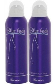 RASASI Blue Lady Deodorant for Women 200ml - Set of 2