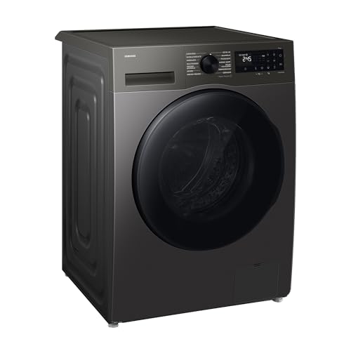 Samsung WD9BHG5U34BXEG Waschtrockner, 9+6 kg, Waschmaschine und Trockner in einem Gerät, AI Ecobubble & SmartThings, Super Speed, Hygiene-Dampfprogramm, Mikropl