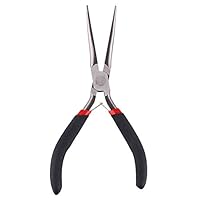 Cido Metal Long Needle Nose Plier Side Cutter Puzzle Modeling Wire Work Precision Cutting Tool