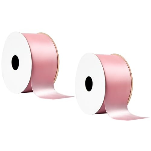 Offray 453801 1.5" Wide Double Face Satin Ribbon for Gift Wrapping, Decoration,…