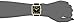Anne Klein Women's AK/2736BKBK Gold-Tone and Black Leather Strap Watch