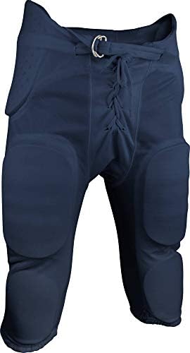 Sports Unlimited Double Knit Adult Integrated Football Pants - Navy - Medium