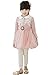 Little Girl's Lace Flower Princess Tulle Tutu Winter Dresses with Waistband, Pink, Tag 130, US 5-6T
