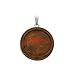 Tiparts 12 pcs Wooden Pendant Trays Round Cabochon Bases for Crafting DIY Jewelry Gift Making (Wooden, Inner Diameter:25mm)