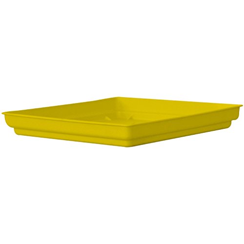 ALMI Plastic Accent Square Planter Plant Drip Tray 10.5" Ideal for 14