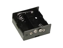 Velleman BH121B Battery Holder for 2 x D-Cell with Snap Terminals, 1 Grade to 12 Grade
