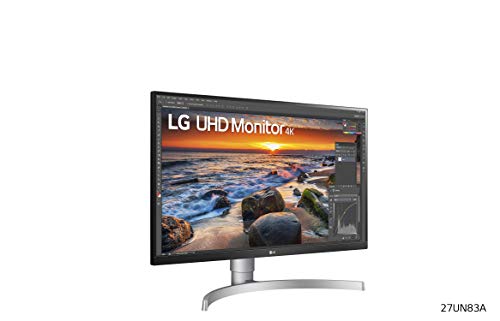 ایگرد | قیمت و خرید LG Electronics UHD 27UN83A 27 Inch Monitor IPS 4K  (3840x2160) - VESA DisplayHDR 400, with USB-C, sRGB99%, White