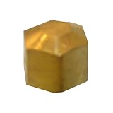 LASCO 17-6181 1/4-Inch Compression Brass Cap