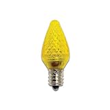 Bulbrite LED/C7Y LED C7 Light Bulb, Yellow