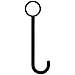 High Caliber Pipe Target Hanging Hook Assembly Stand - for 1