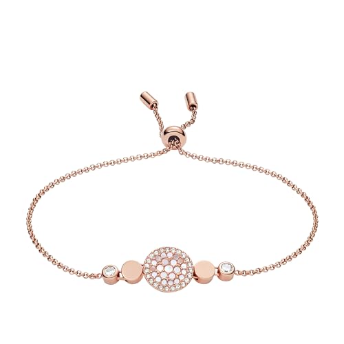 Fossil Armband Für Frauen Mop, Min. Innenlänge: 165mm Rose Gold Edelstahlarmband, JF02905791