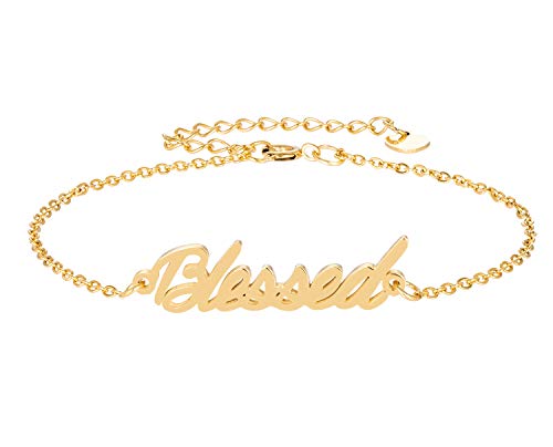 Personalized Name Bracelet For Women & Girls - Stainless Steel Custom Initial Bracelet, Gold Or Silver Color, Dainty Jewelry Gift